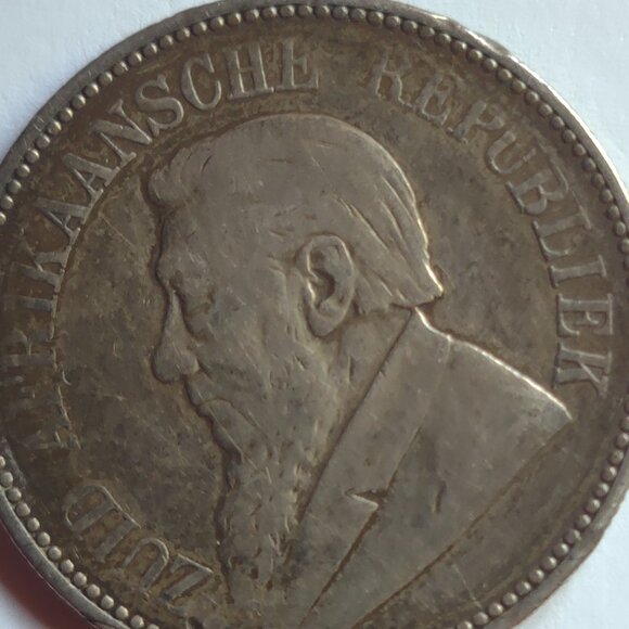 2 1/2 Shilling Coin 1897 South Africa Nice Rare COIN - Picture 4 of 4